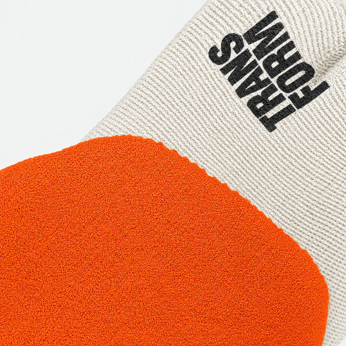 Transform Workwear Glove – White / Orange – silicone grip palm