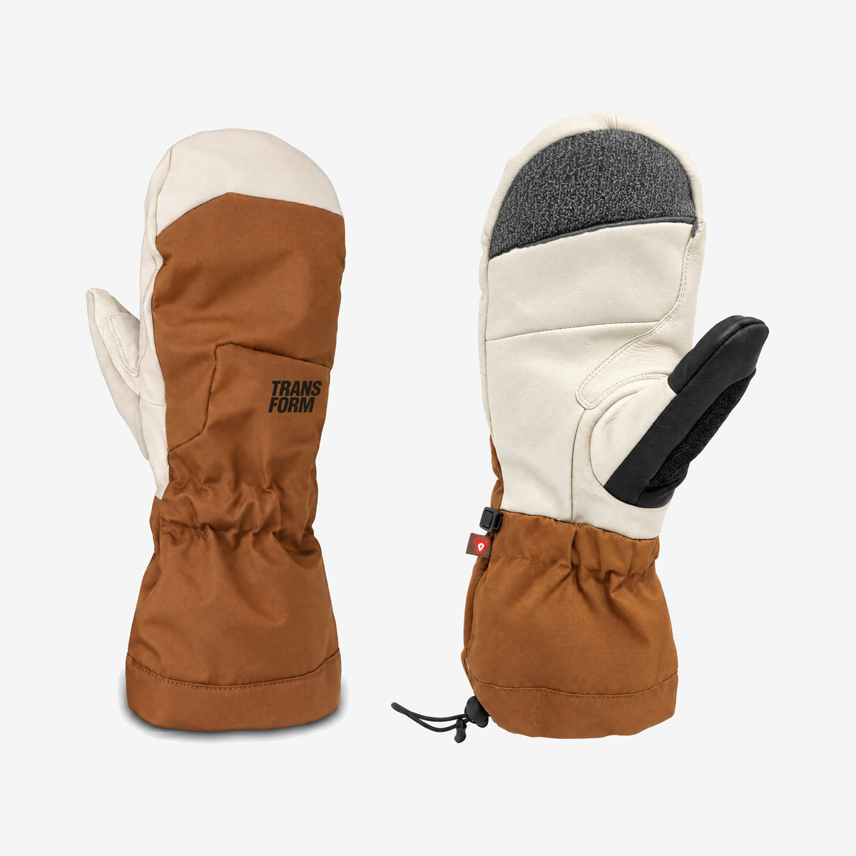 Transform Carving Mitt Rust / Cloud, back and palm