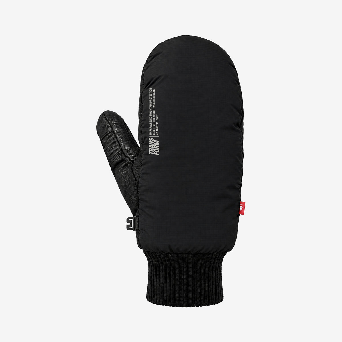 Transform KO Mitt – Black – back