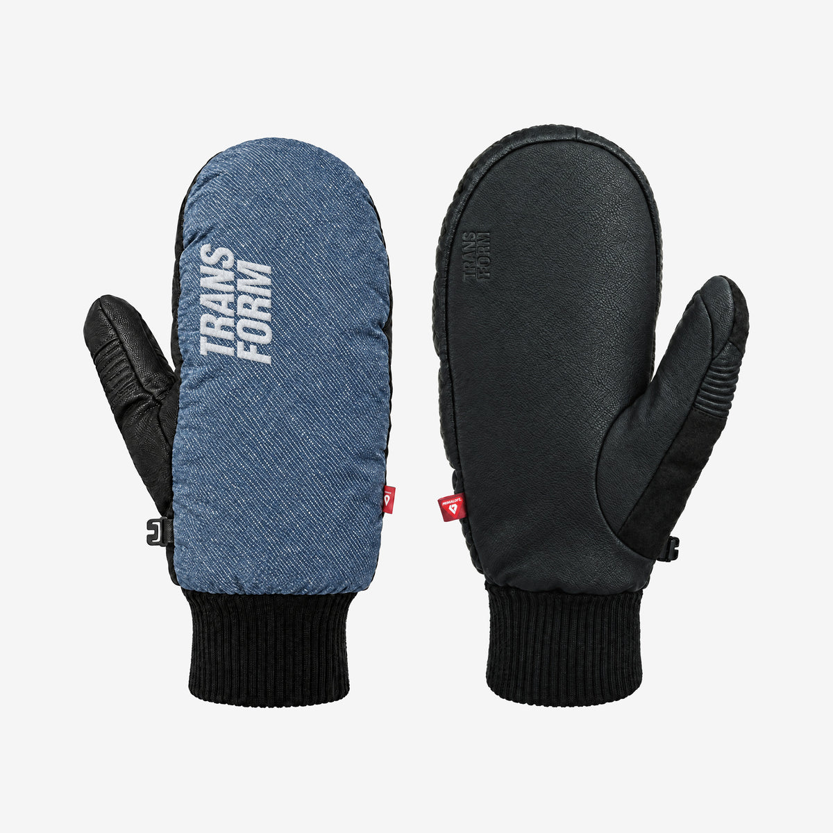 Transform KO Mitt LTD – Denim – right hand, back and palm
