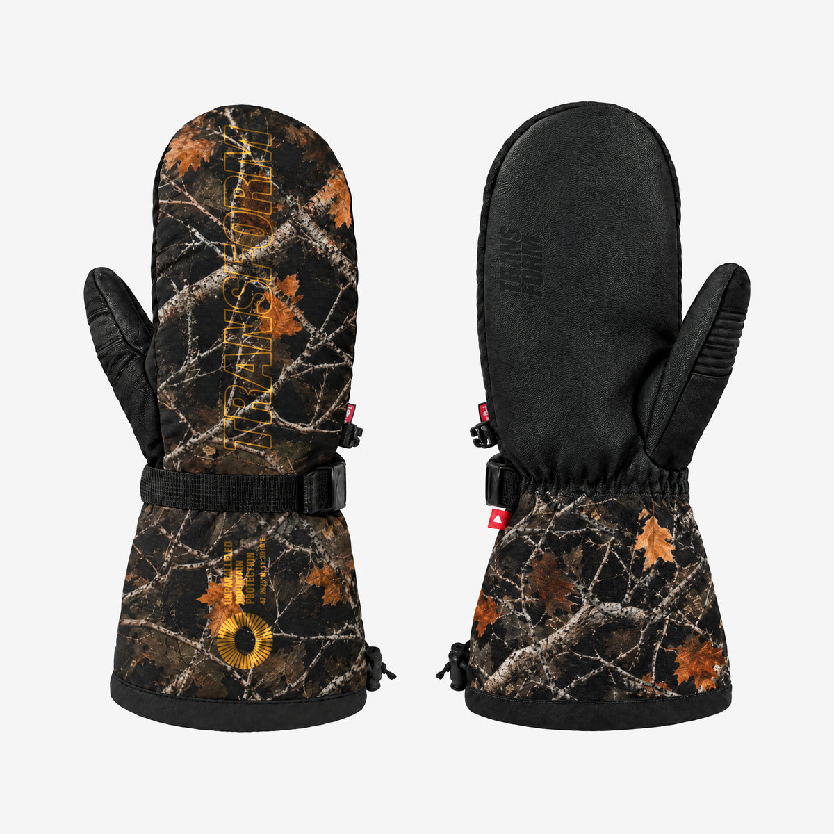 Transform KO Mitt Long – Night Camo – right hand, back and palm