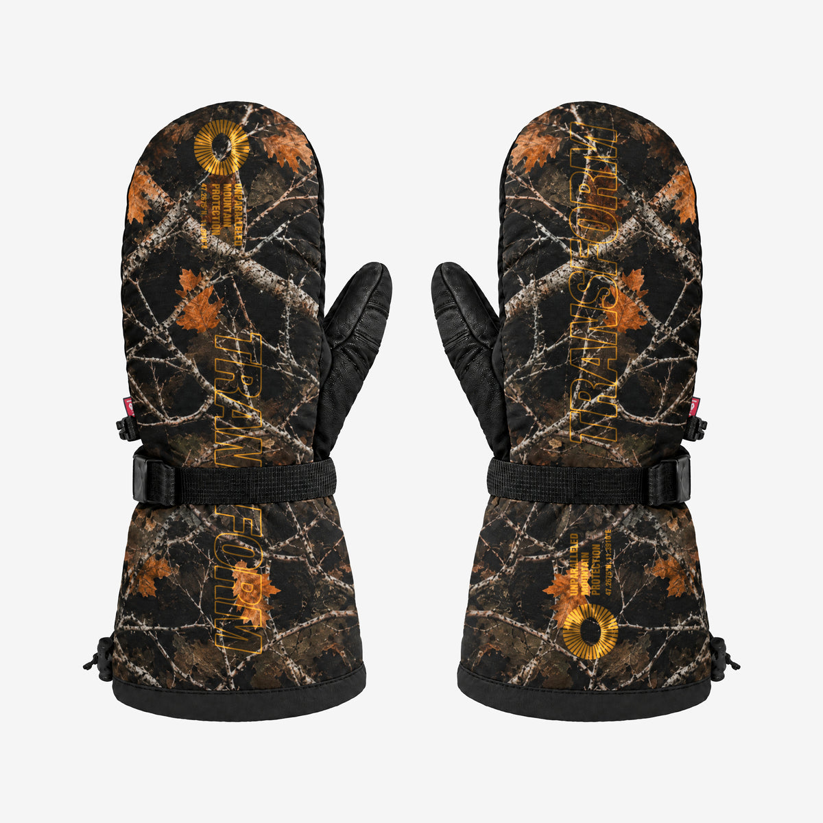 Transform KO Mitt Long – Night Camo – both backs, left and right