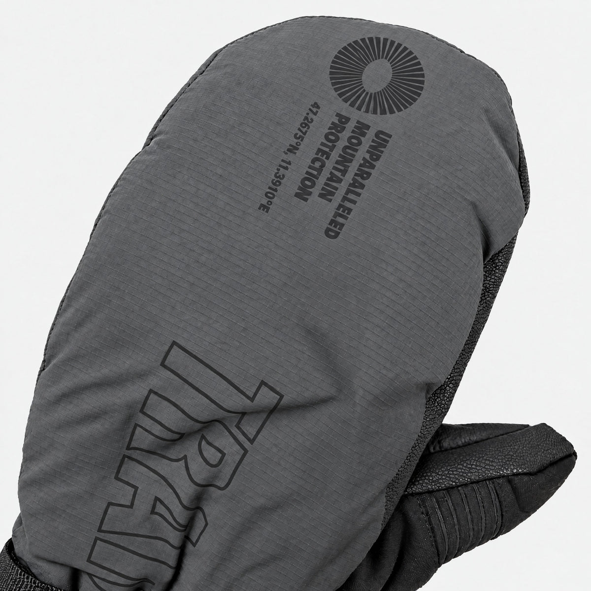 Transform KO Mitt Long – Stealth – back print