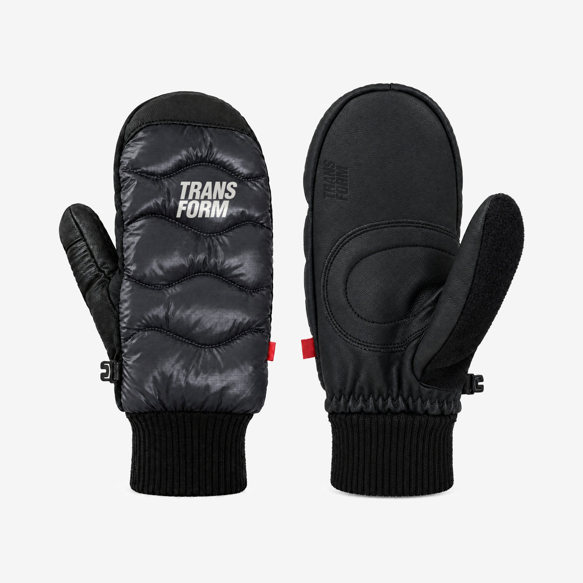 Transform UMP Mitt – Black – right hand, back and palm