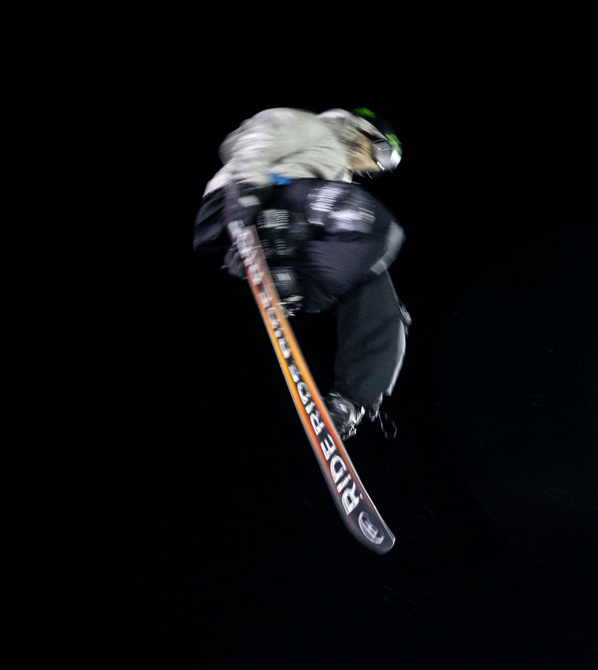 Airhole team rider Cam mid-air