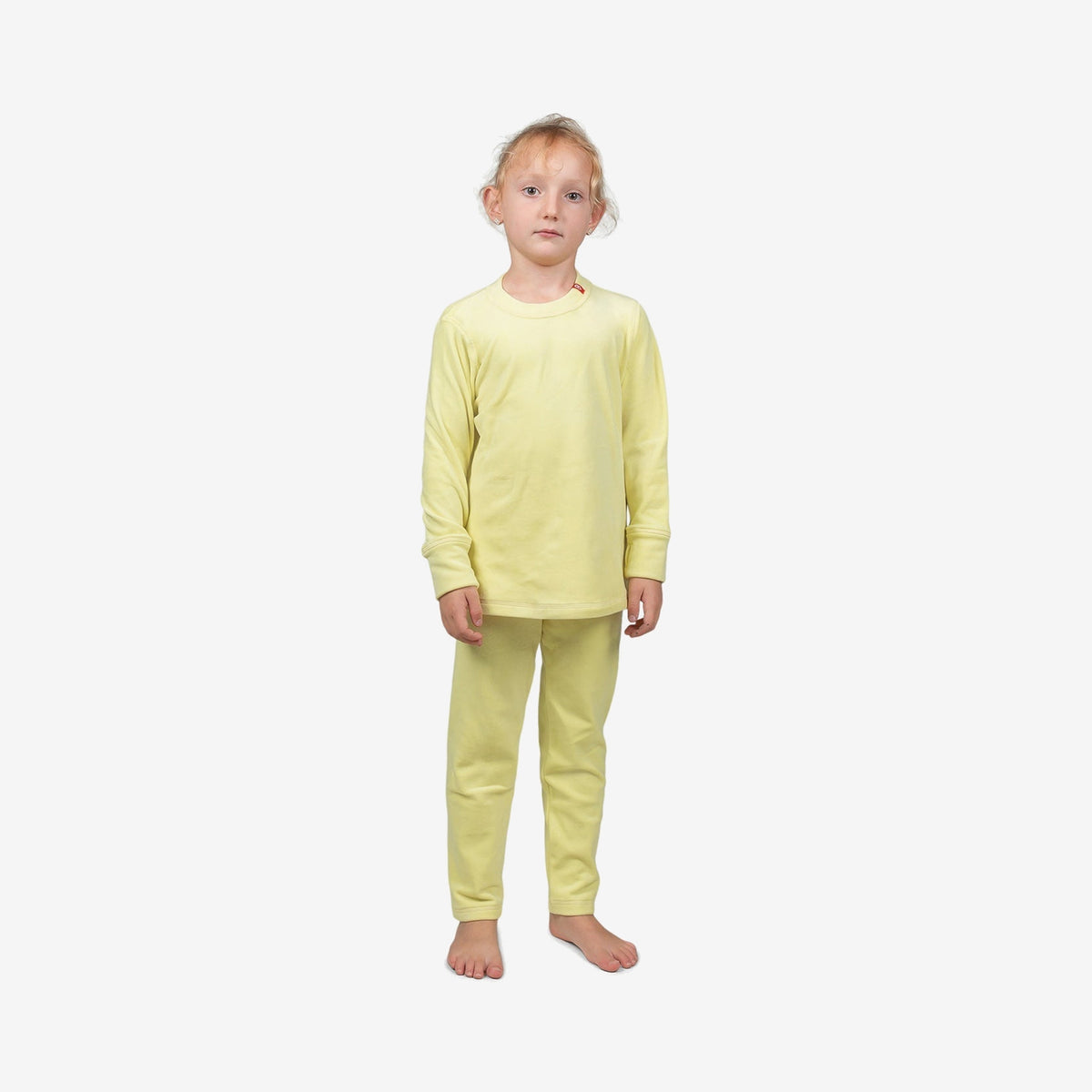 Airhole Thermal Set Kids Milk Fleece – Yellow