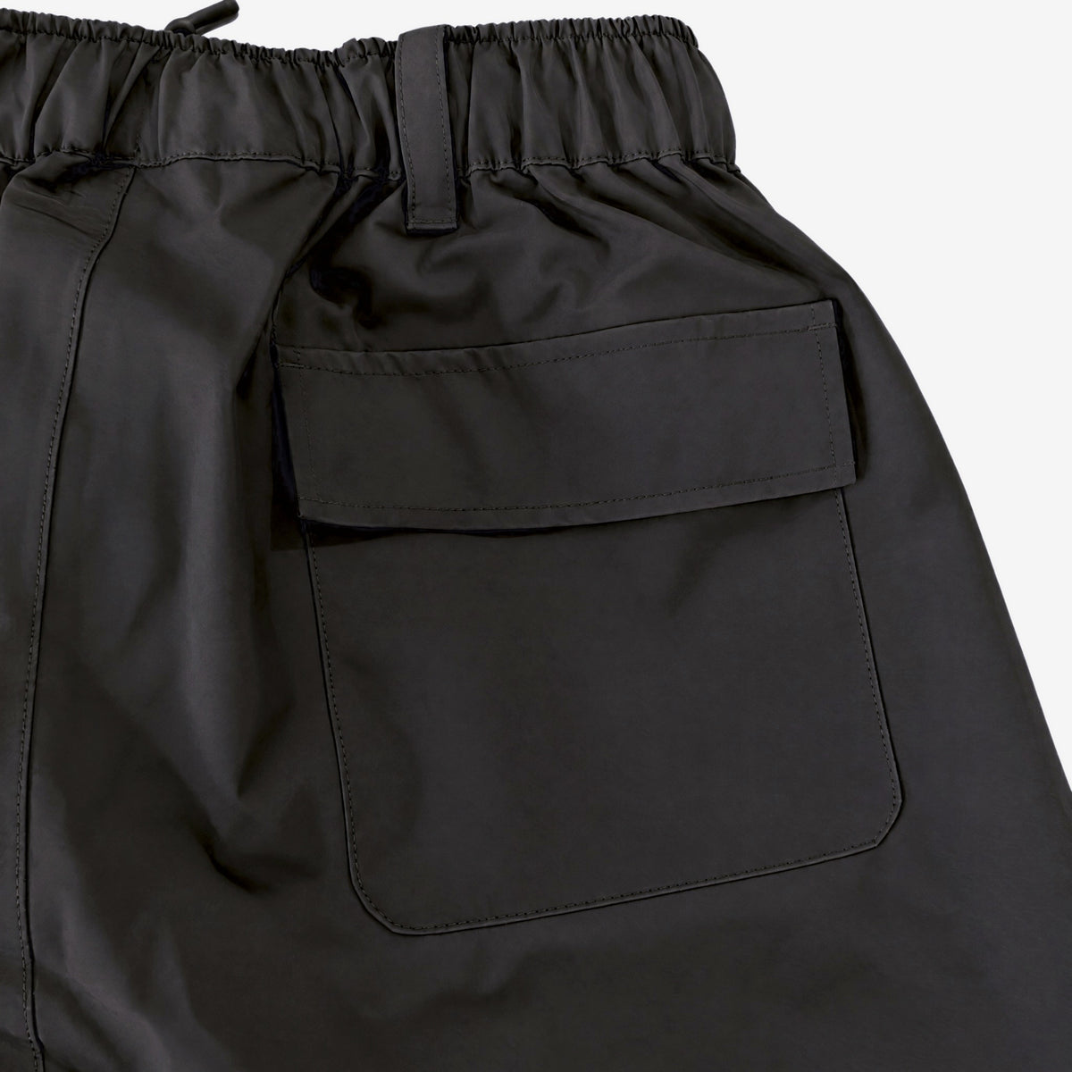 Endeavor 3L Scout Park Pant Black, back pocket detail