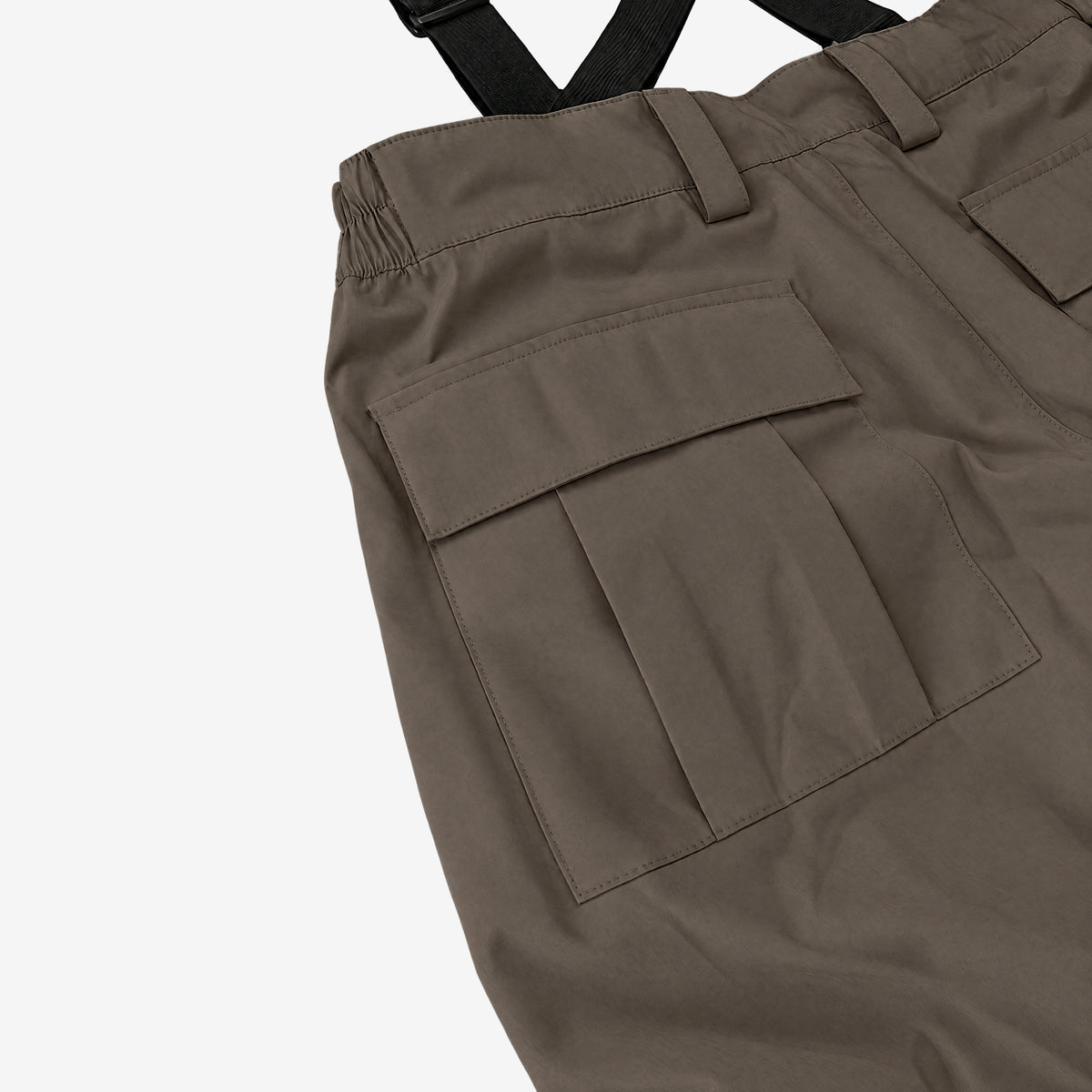Endeavor 2L Patrol Cargo Pant in Chocolate / Silt, box-pleated seat pocket with flap