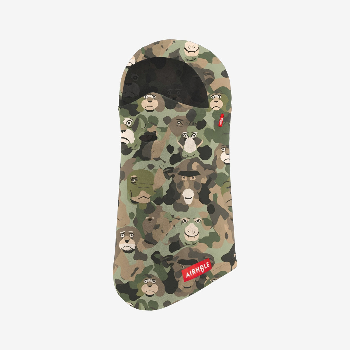 Airhole Balaclava Kids Milk Fleece – Monkey Camo