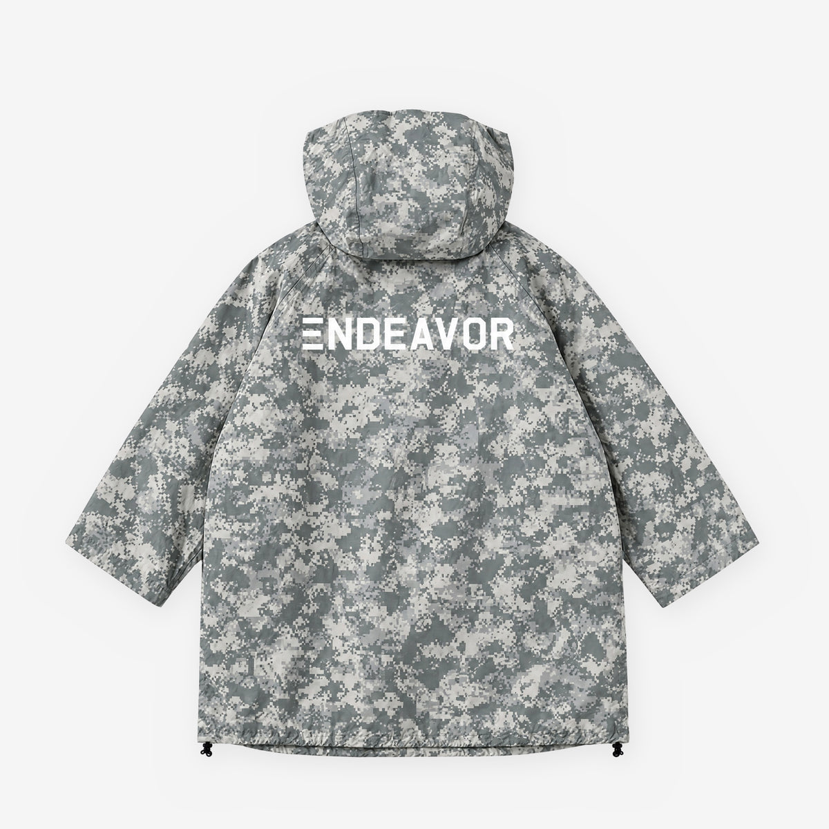 3L Scout Poncho Jacket Digi Camo, back