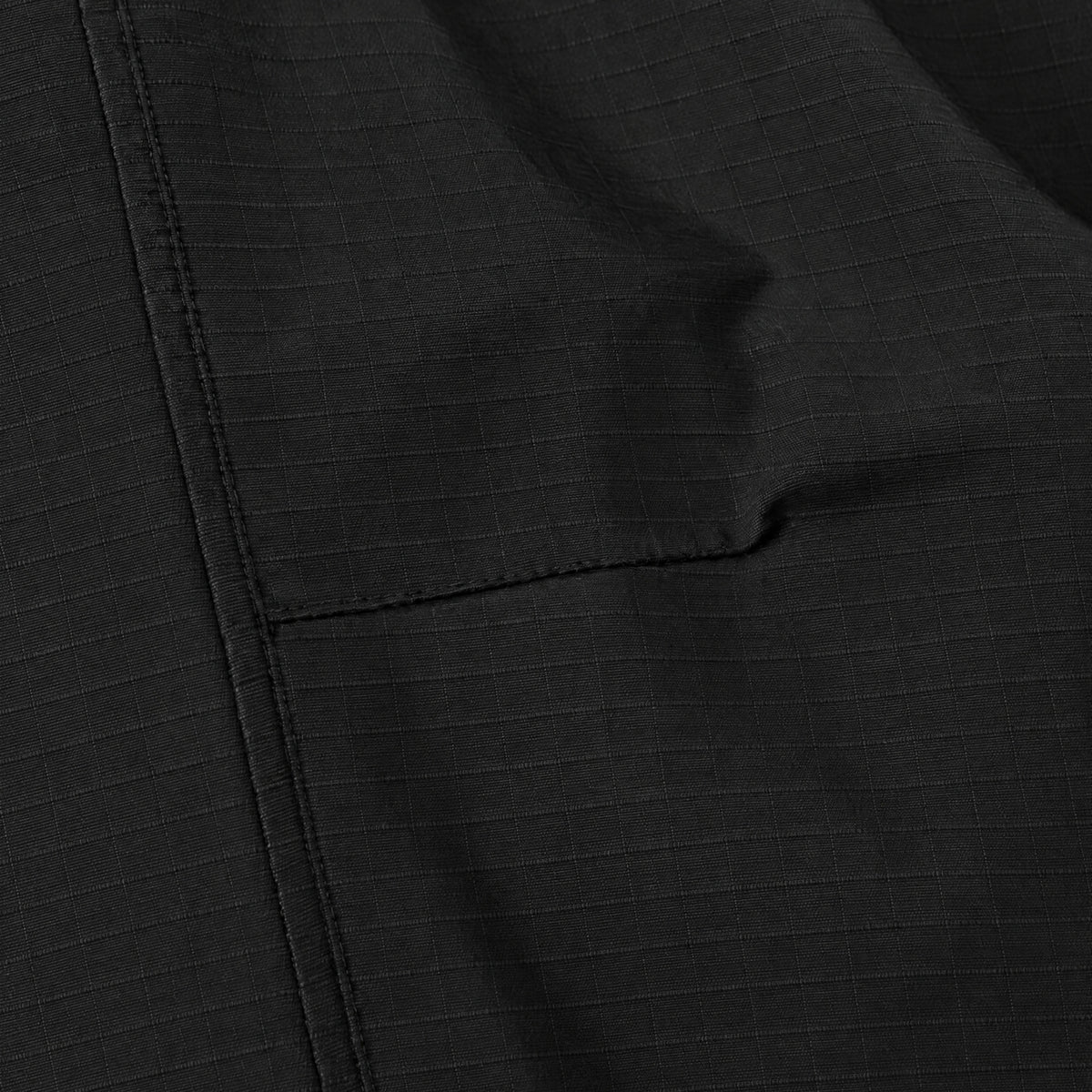 Endeavor 3L Scout Park Pant Black Ripstop Canvas, fabric detail