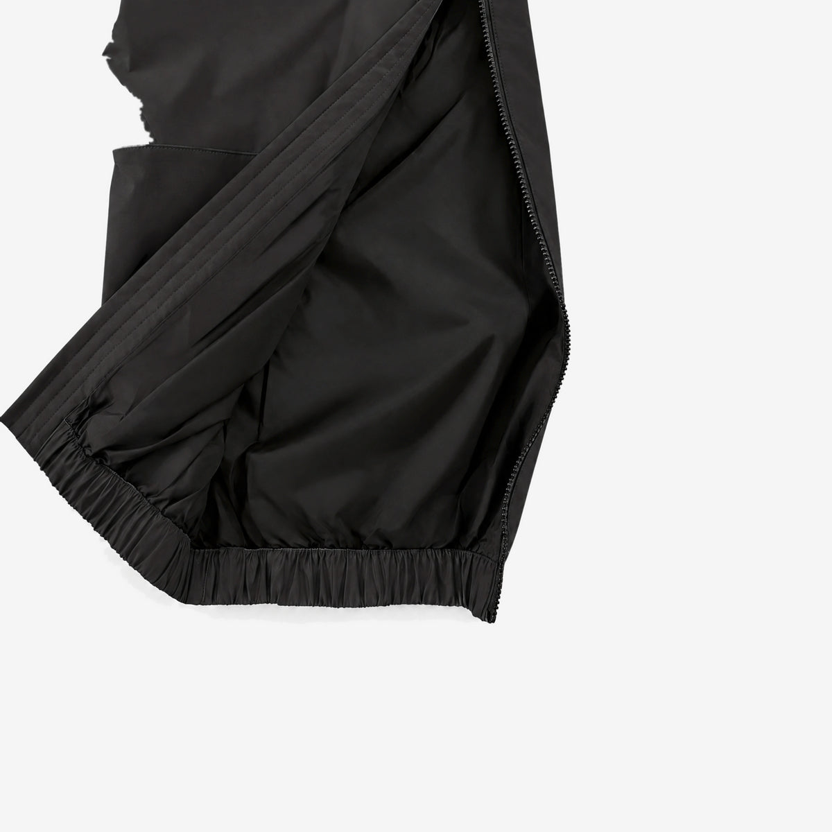 Endeavor 2L Ranger Pant Black, side zip detail