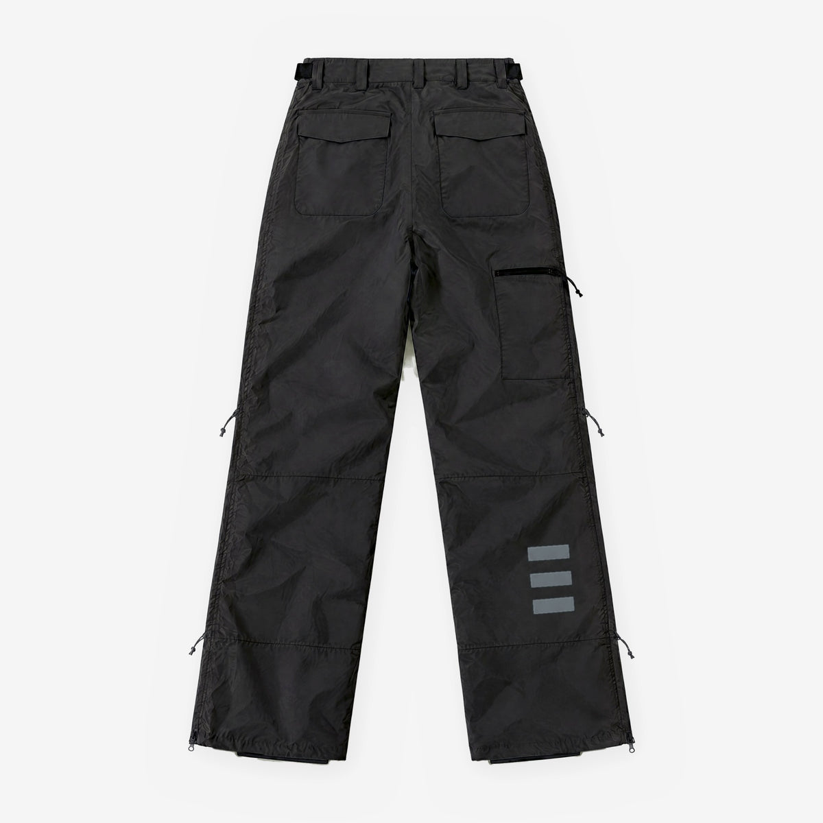 Endeavor 3L Elite Pant Black, back flat lay