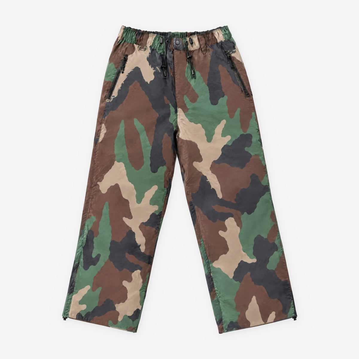 Endeavor 3L Scout Park Pant Woodland Camo, front flat lay