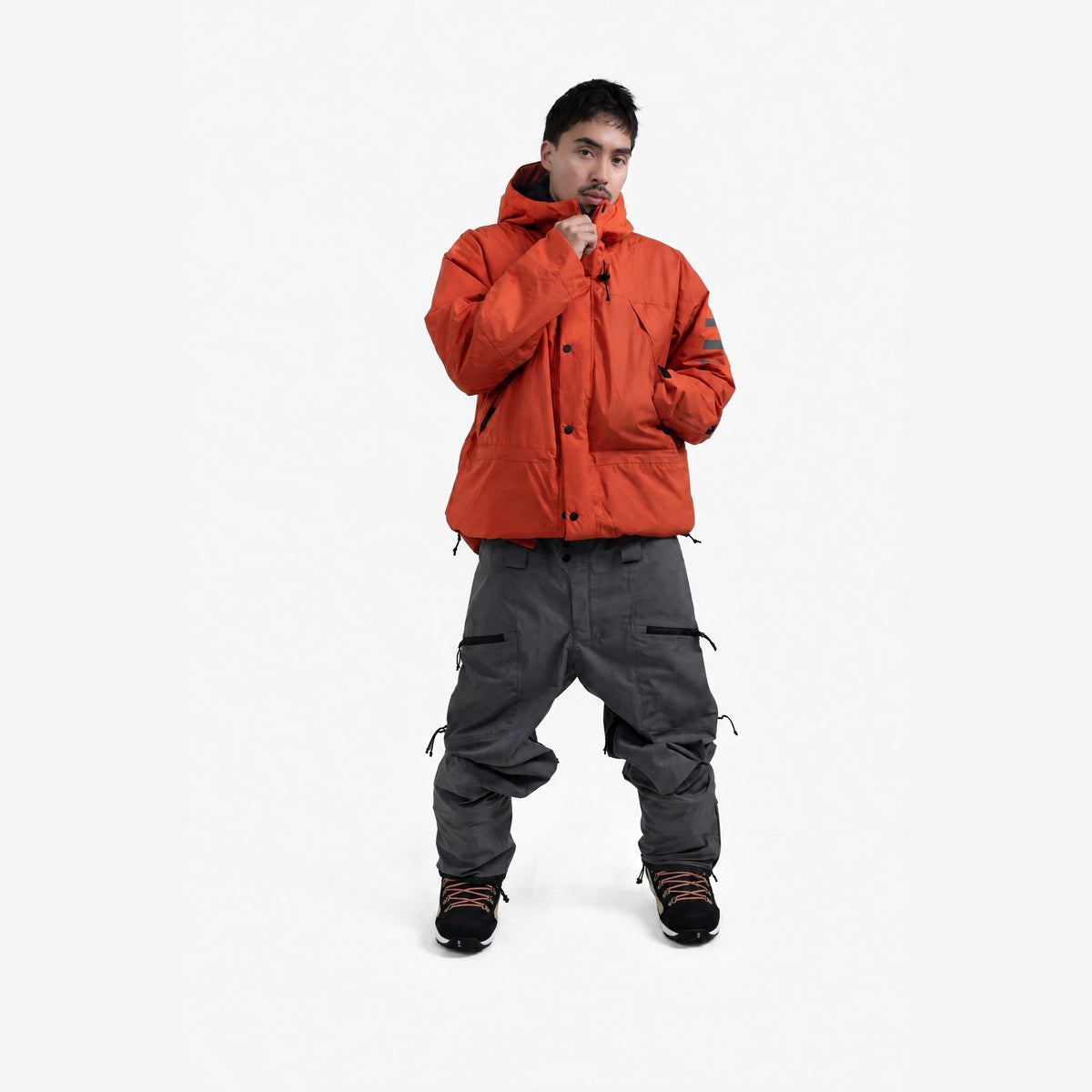 Endeavor 2L Ranger Insulated Jacket in Blaze, on model