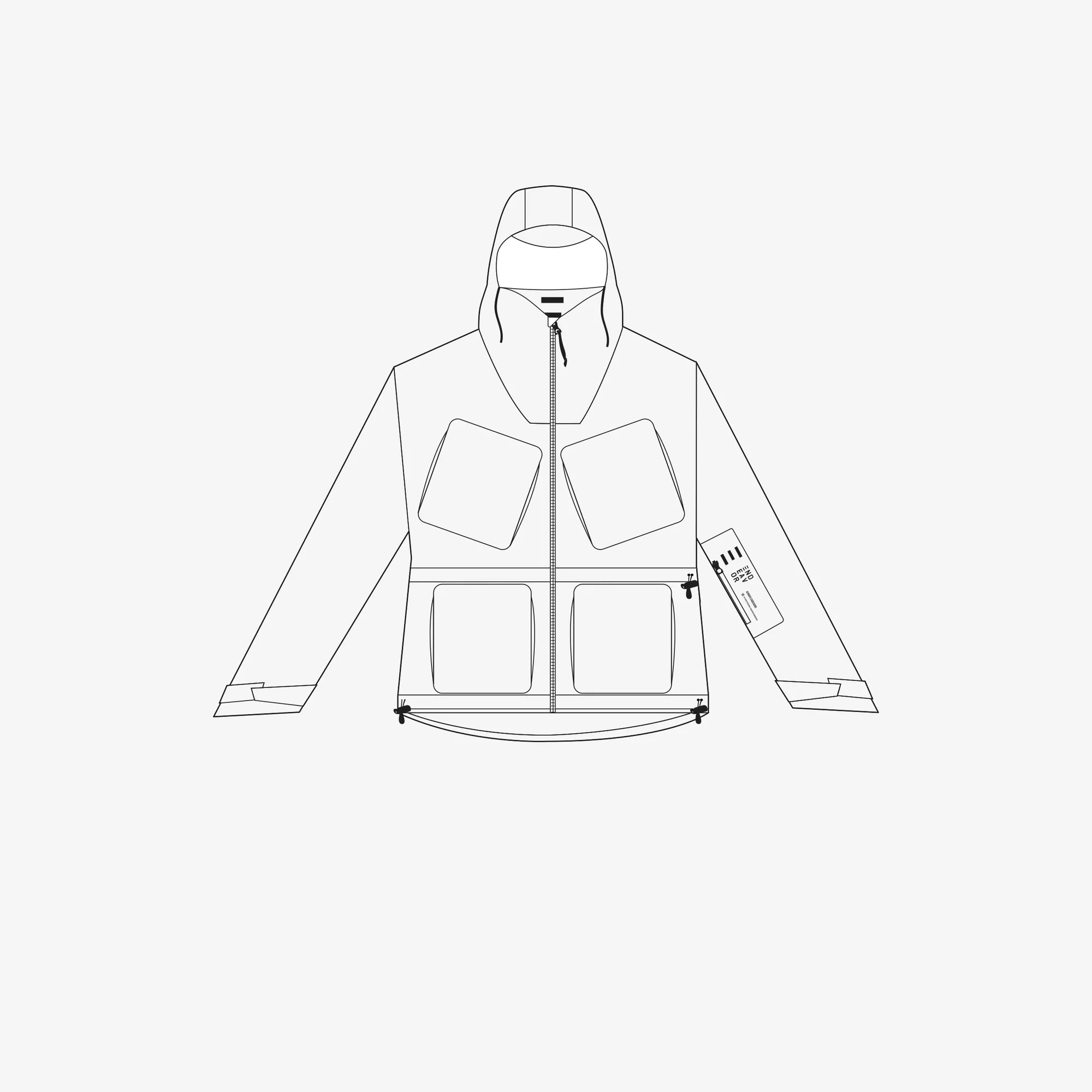 3L Bellow Jacket technical drawing