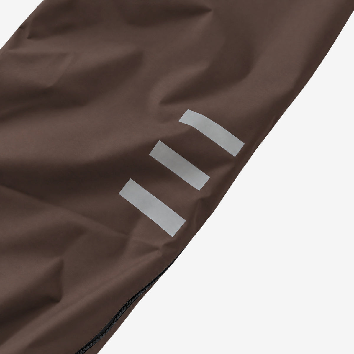 Endeavor 2L Ranger Pant Chocolate, screen-printed bars on the lower leg
