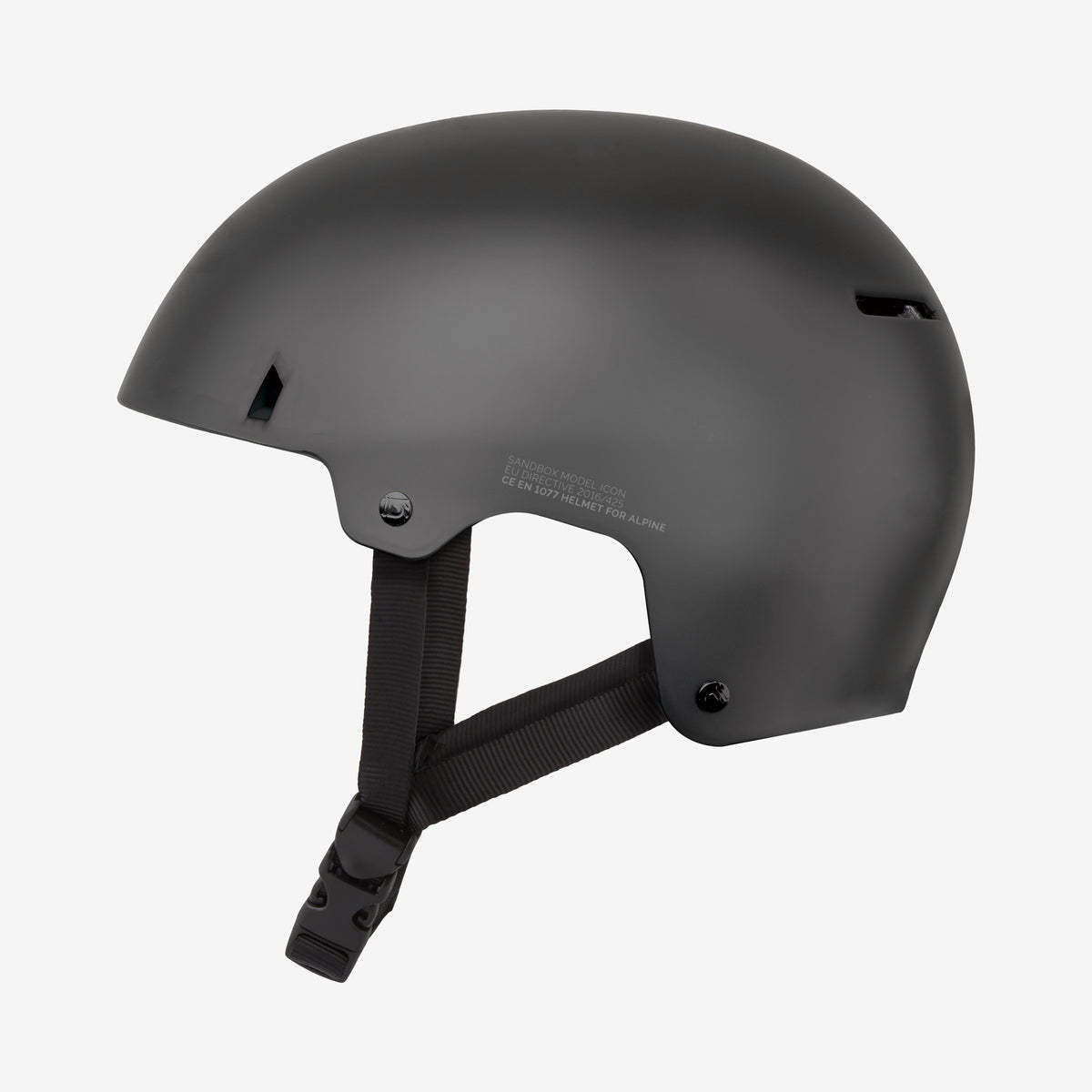 Sandbox Icon Brain Bucket – Black – left side