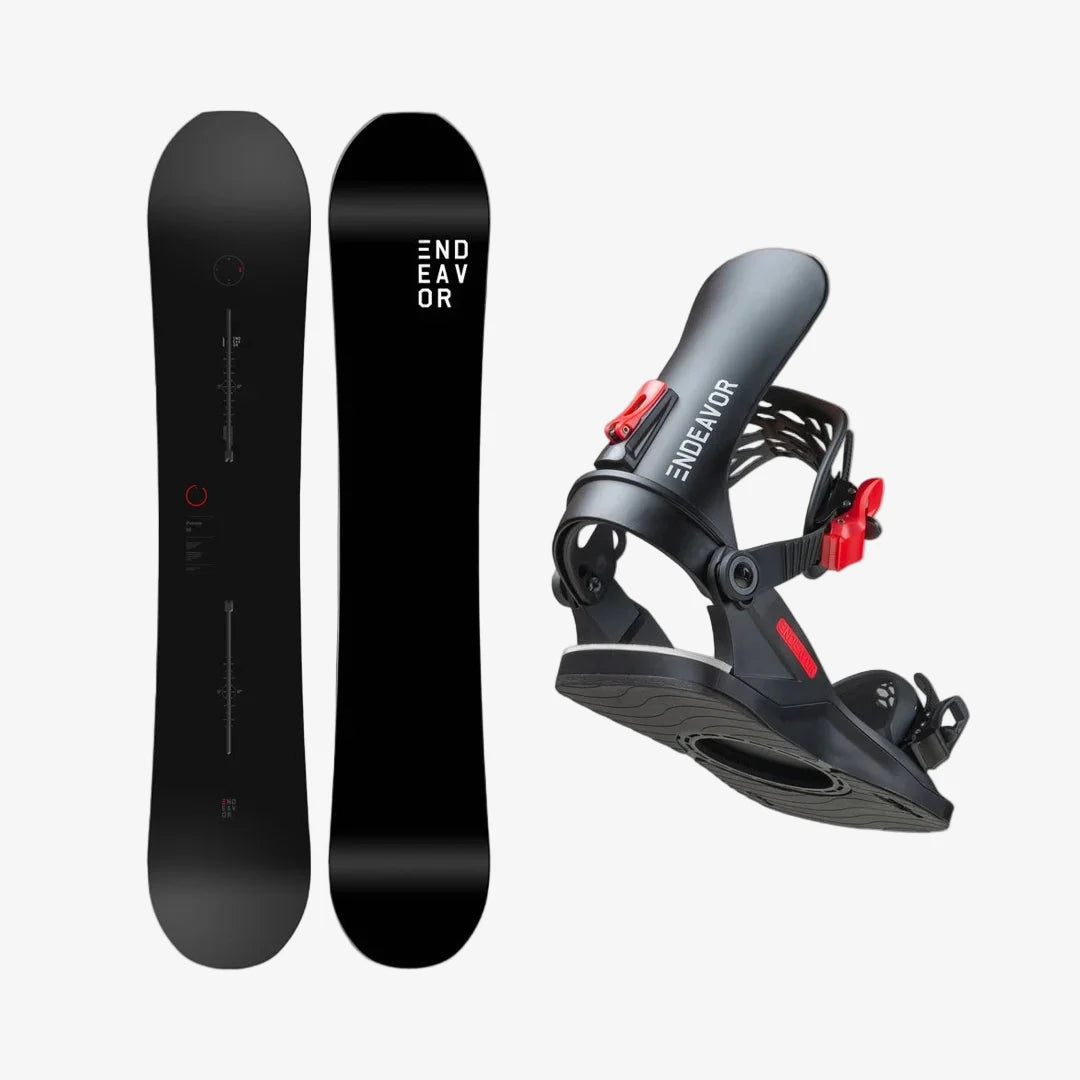 Pioneer Pro snowboard and Scout Binding