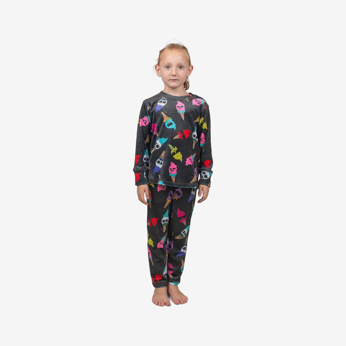 Airhole Thermal Set Kids Milk Fleece – Cone Head