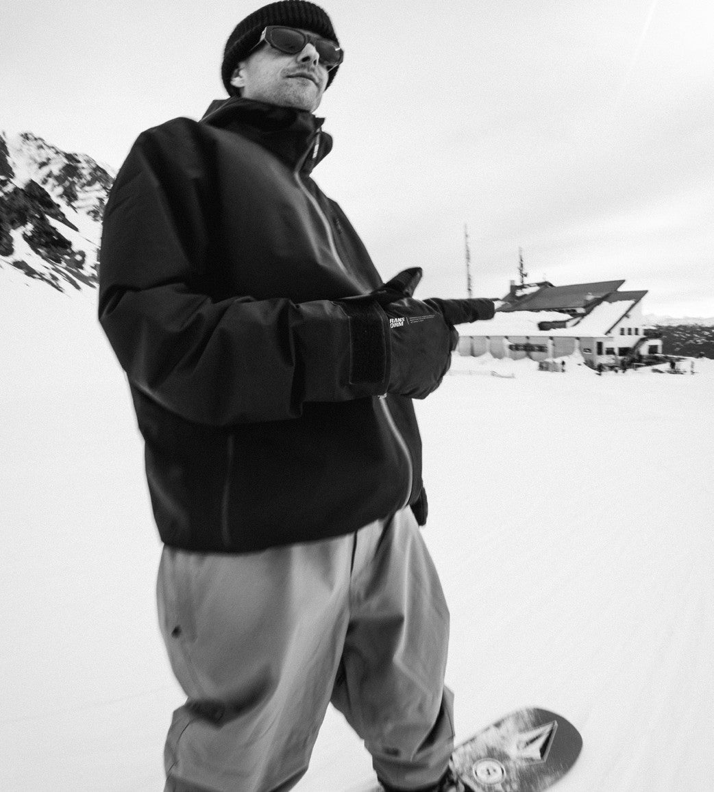 Rider wearing Transform KO Gloves on the mountain